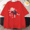 Funny Anime Anya Forger Printed T-shirts Fashion Women Men Summer Tee Shirt Unisex Casual Short Sleeve Round Neck Tops T-shirts