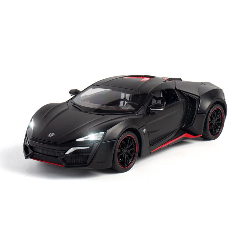 

Легкосплавный автомобиль 1:24 Суперкар Модель Игрушечная Машина Recoil Игрушечная Спортивная Машина Модель Для Lacon Со Звуком Светом