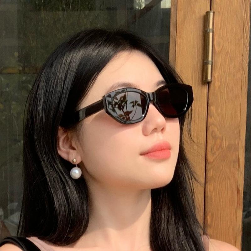 

Women s Cat Eye Sunglasses, High-End Retro Polarized Sun Glasses, UV Protection, Can Be Fitted with Prescription Lenses Normal Version чёрный