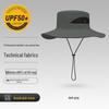Men's UV Protection Wide Brim Waterproof Sun Hat for Fishing, Hiking, and Outdoor Activities