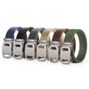 Simple Wild Style Automatic Buckle Waistband Luxury Brand Canvas Strap Men Nylon Braided Belt