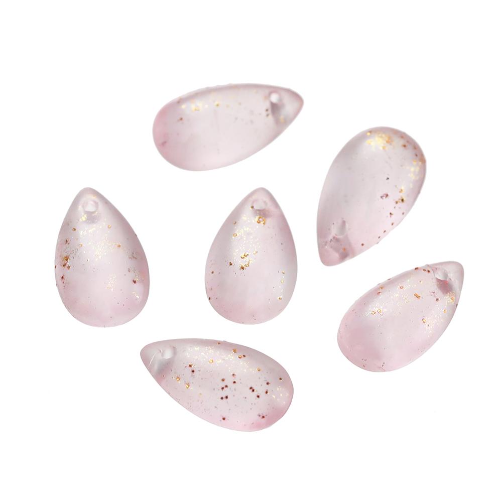 10pcs 8*14mm Water Drop Shaped Glass Pendants Czech Loose Spacer Beads For DIY Crafts Necklace Bracelet Charm Jewelry Making