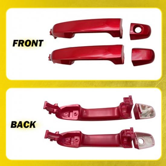 2x Exterior Handle Outside Door Front Left Right Side For 2012-2017 Toyota Camry