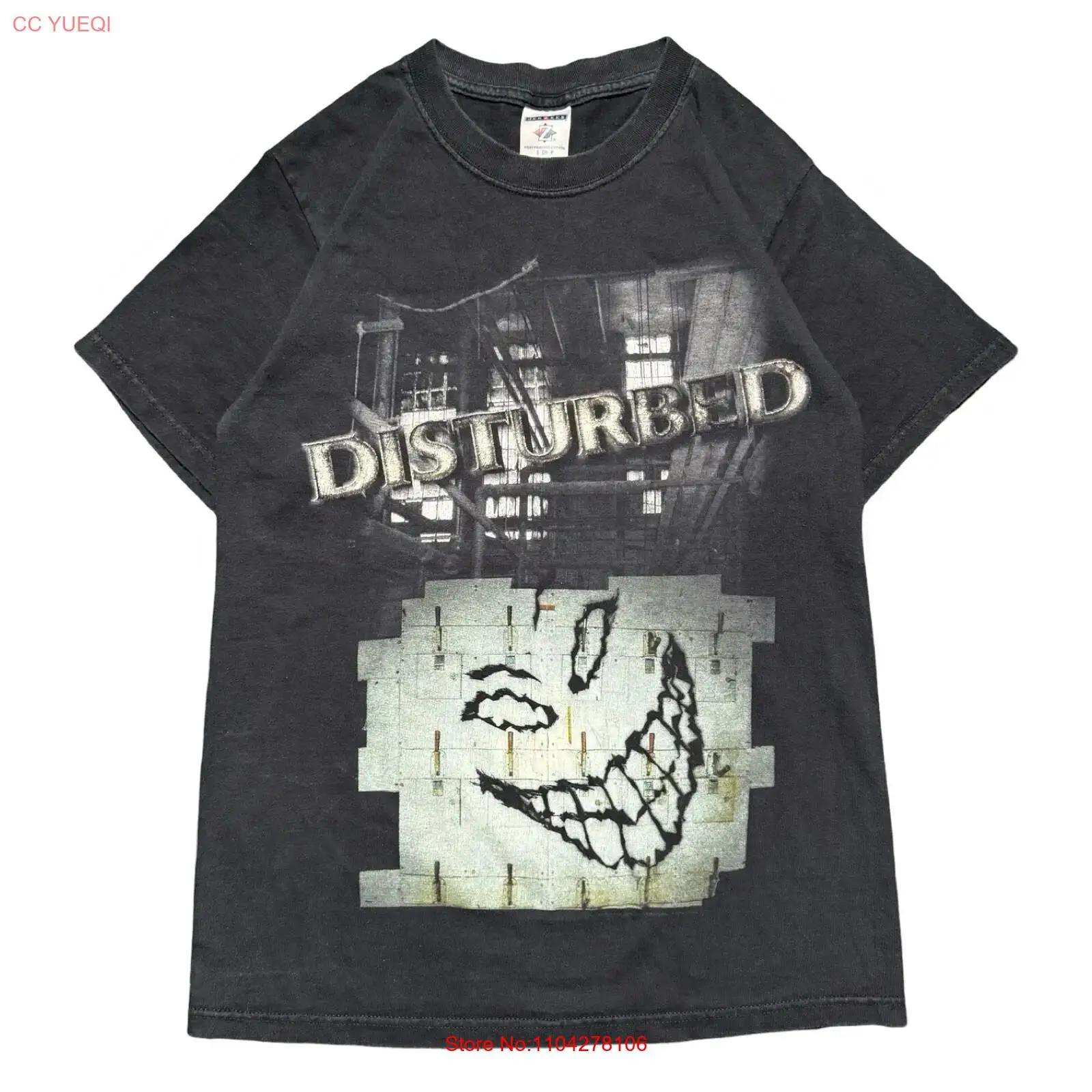 

Vintage 2008 Disturbed Heavy Metal Band T Shirt Big Print Mens S vintage Washed Slightly Soft Stretched Unisex Comfortable 5XL різнокольоровий