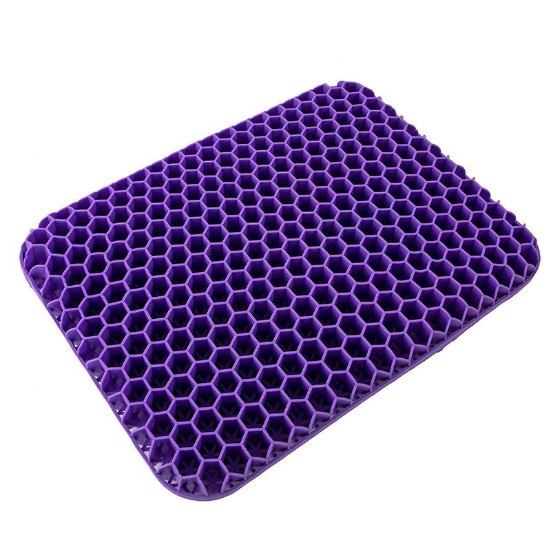 Honeycomb TPE Gel Seat Cushion: Ideal for Cars, Chairs, Sofas, and Students