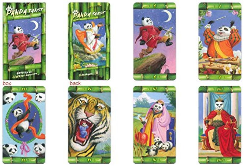 Tarot Cards Fortune Telling 78 Panda Tarot Cards Japanese Booklet Included "Pocket Manual"
