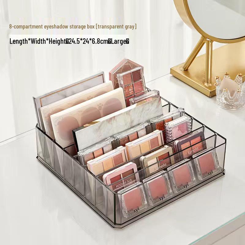 

Настольный многофункциональный органайзер для косметики: Губная помада, Лак для ногтей, Палетка теней для век и Полка для хранения