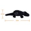 Apricot Lamb Black Lying Dragon Plush Toy, Soft and Cute, Fluffy Black Lying Dragon, 38cm, Suitable for Boys and Girls