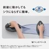 [2025 Latest Model Cordless] Panasonic Cordless Steam Iron NI-WL709-K Calm Black W-Head Stainless Steel with Nickel Coating