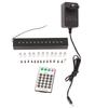 Fiber Optic Lights Kit 12 Holes 6W White Light Meteor Fiber Optic Light with 20 Meteor Modes