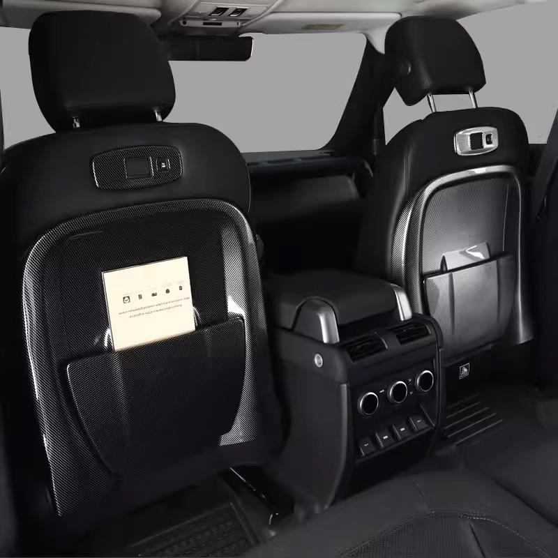 For Land Rover Defender 90 110 2020-2024Car Seat Back Protector Cover Anti-kick Anti-dirty Panel Decoration Stickers Accessories