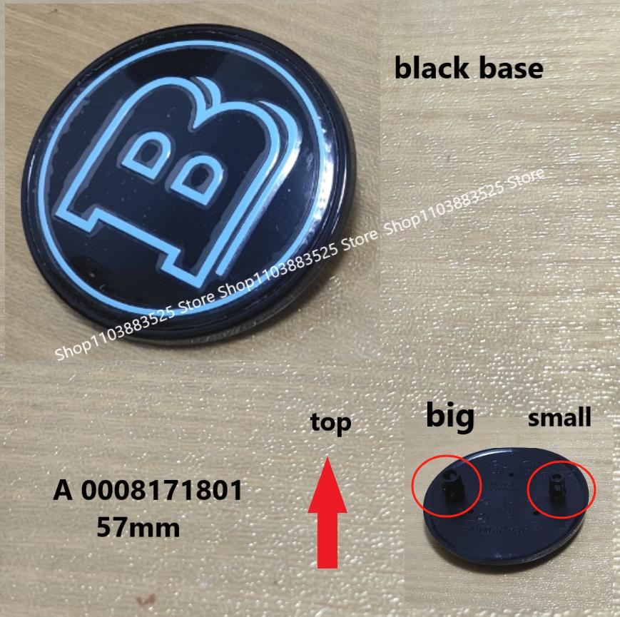 1pcs 38/57mm Car Front Hood Emblem Badge Bonnet For BRABUS W204 W205 W207 W206 W177 W212 W213 W221 W246 GLA GLC CLA Accessories