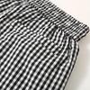 Pantaloncini Casual da Uomo a Quadri, Vita Elastica con Coulisse, Leggeri da Spiaggia Estivi (M-5XL)