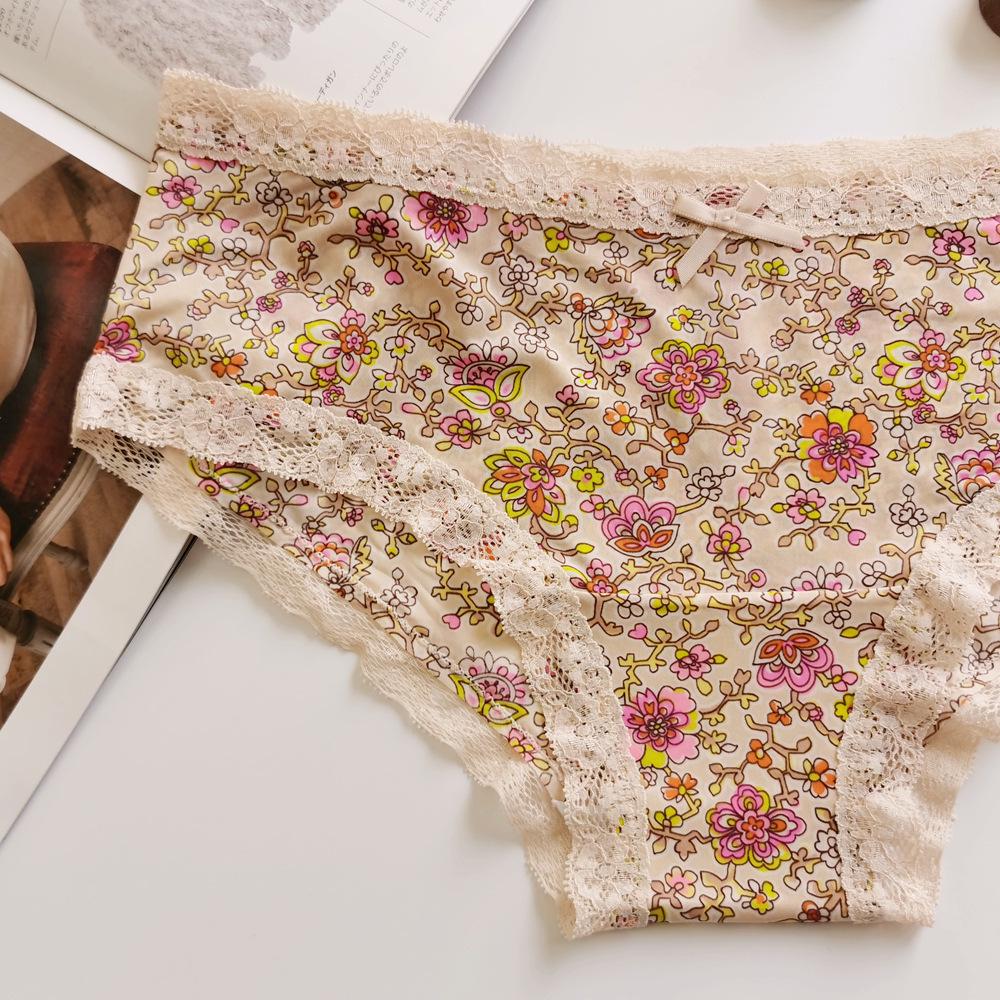 Clearance Pink Girl Milk Silk Seamless Quick-Dry Women's Triangle Underwear