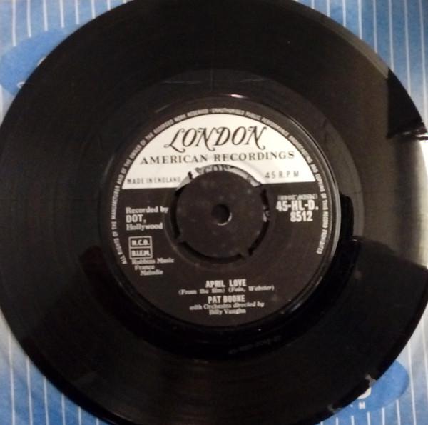 

7inch Record PAT BOONE - April Love 45HLD8512 London Records 1957 UK Rock Used