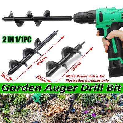 90mm Earth Auger Hole Digger ogród maszyna do sadzenia wiertło ogrodzenie świder Post Post Hole Digger Garden Auger Yard Tool