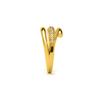 Ring - LUXENTER - Jedrac - 18K Yellow Gold - White Zirconia - Adjustable Size