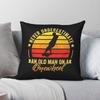 Never Underestimate An Old Man On A Onewheel Square Pillowcase Polyester Linen Velvet Pattern Decor Pillow Bed Cushion Cover