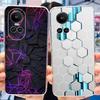 For Oppo Reno 10 Pro 5G Case Reno 10 Phone Case Fashion Flower Cartoon Clear Silicone Shockproof Cover For Reno10 Pro Plus Coque