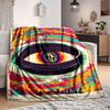 1pc Fellowship of the Ring Blanket Lightweight Flannel Throw For Sofa, Bed, Travel, Camping, Livingroom, Office, Couch, Chair, And Bed