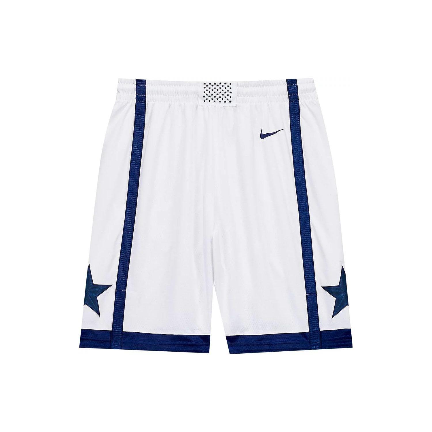 

Nike Team USA Basketball Shorts (Home) White/Blue Void Men Bottoms CQ0185-100 L