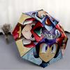 1PC Mega Man - Custom Name Automatic Folding Umbrella - Compact 8-Rib Design, Durable Plastic & Iron, Daily Use S0106047