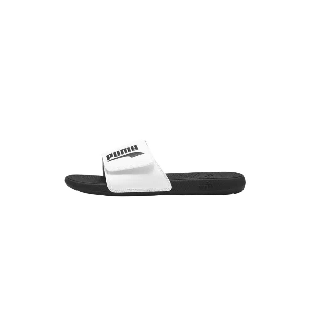 Puma Cool Cat 2.0 V Fs Bx Simple Stylish Versatile Non-Slip Slide Sandals Unisex Footwear White Black 390962-11