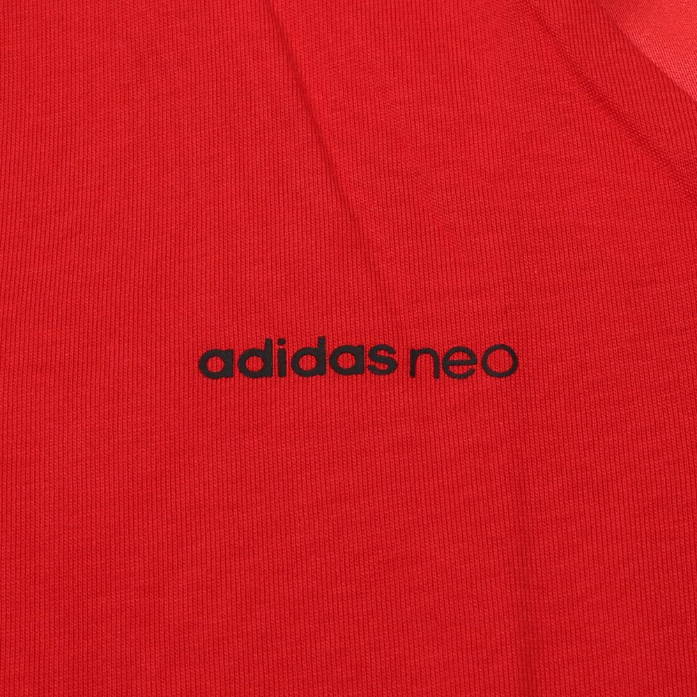 Adidas Neo Raglan Sleeve Round Neck Short Sleeve T-Shirt Women Tops Red CV7746
