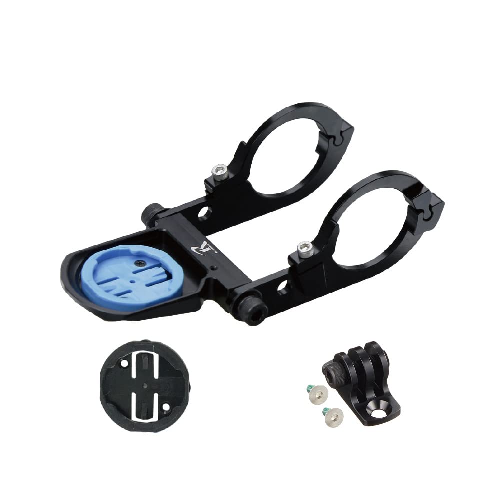 

wahoo Aero Combo Mount for Deda Compatible with Wahoo BOLT [REC MOUNT] M35/35mm handlebars. [WAH2-DEDA35+GP]