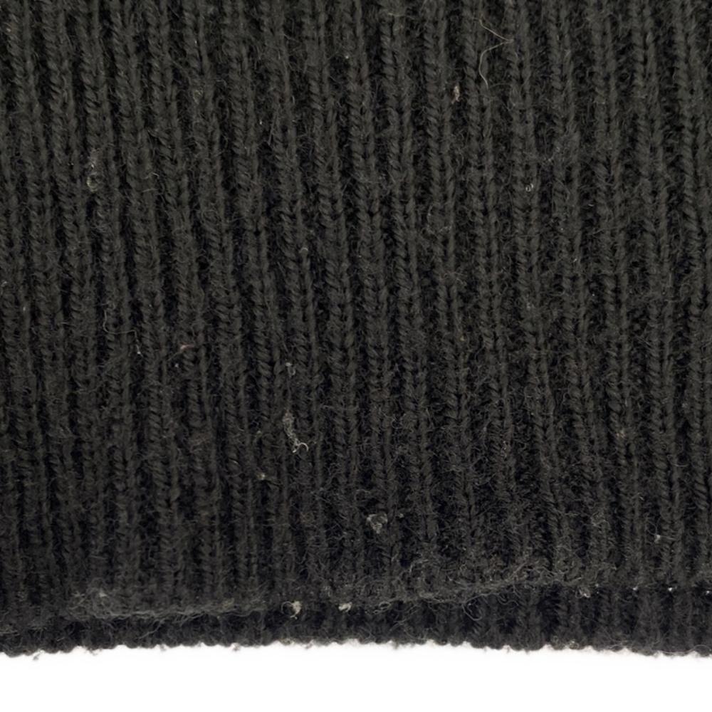 wjk Long sleeve V neck sweater L black knit Men's Used