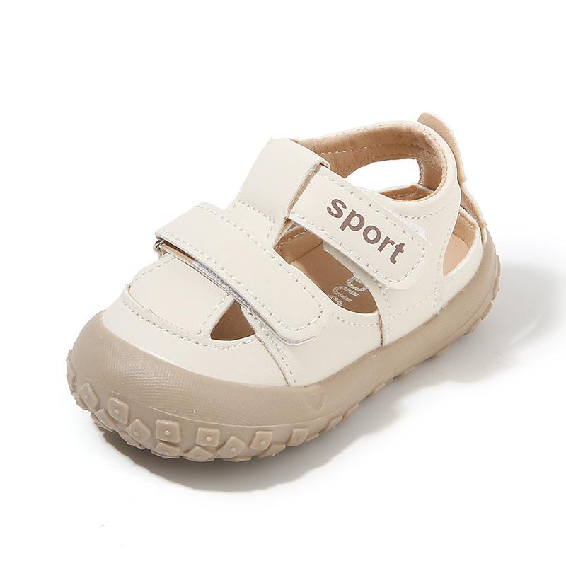 Toddler Kids Walking Shoes Non-slip Toes Capped Baby Sandals Hook&loop 2025 Summer New Girls Beach Shoes Soft Sole Trend Comfort