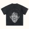 2026 Summer Hot Sale BTS V Grunge Collage T-shirt Men Women Vintage Hip Hop Streetwear Oversized T-shirt Print Crew Neck Lightweight Casual T Shirt