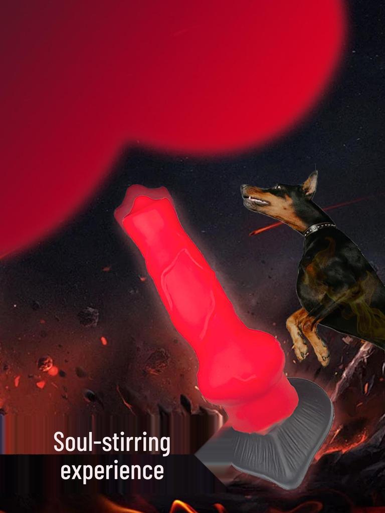 Adult Wolf Dog-Shaped Dildo and Anal Plug