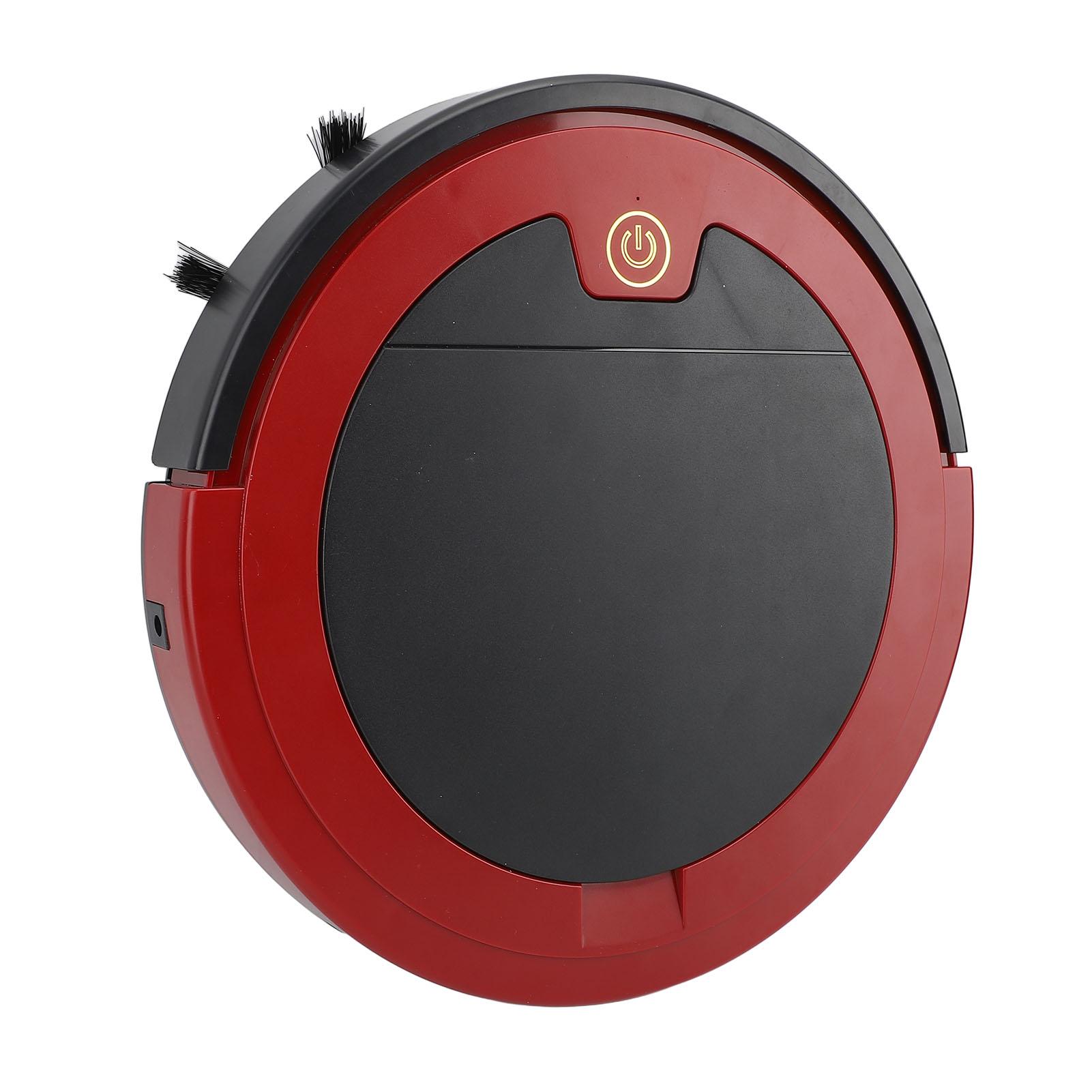 

Sweeping Robot USB Rechargeable Strong Suction Automatic Obstacle Avoidance Quiet 3 in 1 Sweeping Mopping Robotic красный