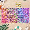 Colorful Leopard Print Beach Towel Quick-drying Super Absorbent Suitable for Swimming Beach Pool Gym Summer Gift for Friends