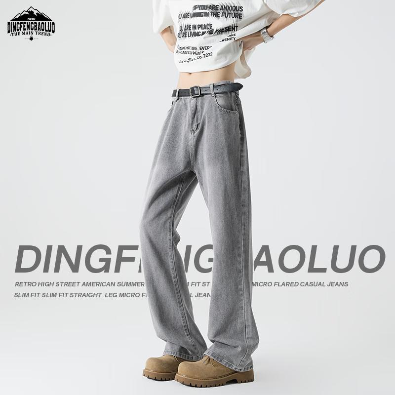 

Dingfengbaoluo Мужские ретро узкие расклешенные джинсы FA201 2XL