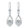 Retro Style Woman with Water Drops Earrings