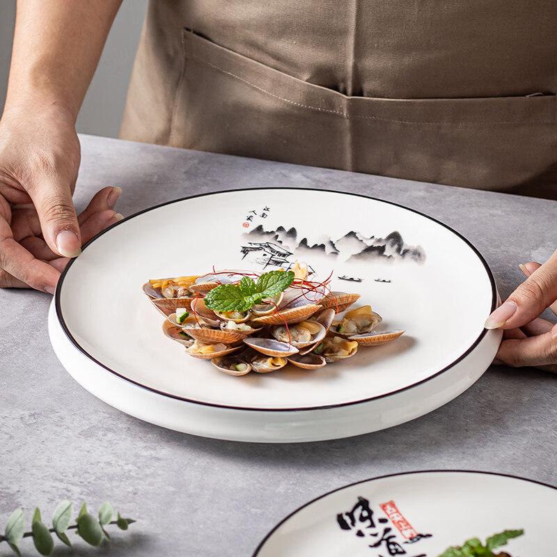 Modern Minimalist Ceramic Dinner Plate