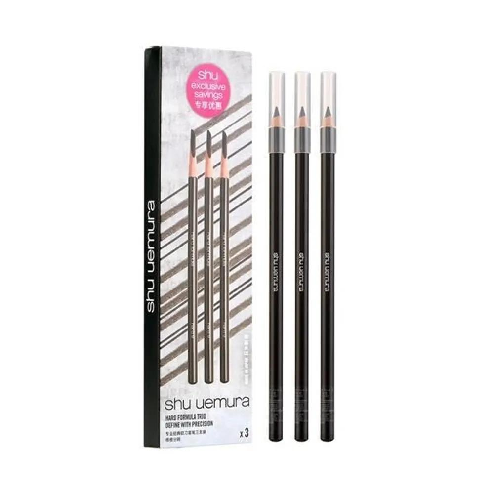 Shu Uemura Hard Formula Eyebrow Pencil No. 02 Seal Brown Trio 4gx3