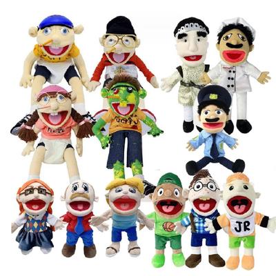 Jeffy Puppet Doll Hand Muppet Cody Junior Joseph Chef Police Prince Dad Mom Penelope Soft Doll Toy Talk Show Party Prop Kid Gift