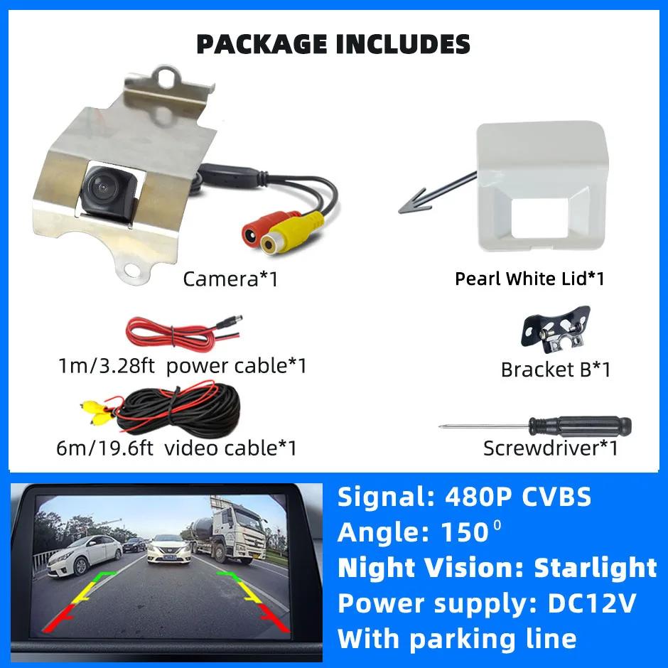

HD Backup Camera Reverse AHD or CVBS Parking Safety for Toyota Land Cruiser Prado LC150 2010-2018 Tailgate Spare Tire Wheel