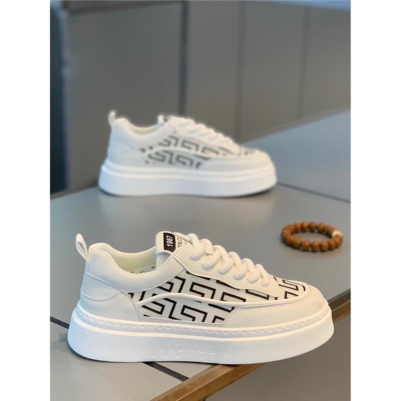 Sommer neue niedrig geschnittene dicke Sohle Mesh atmungsaktive Board-Schuhe Freizeitschuhe ok