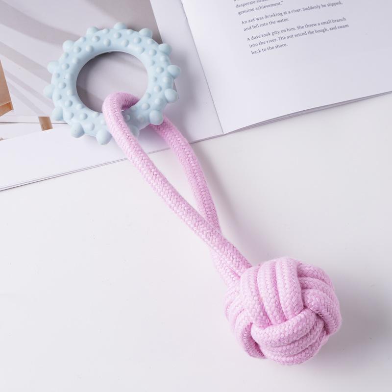 Durable TPR Dog Teething Stick: Bite-Resistant, Self-Play, Boredom Relief Toy