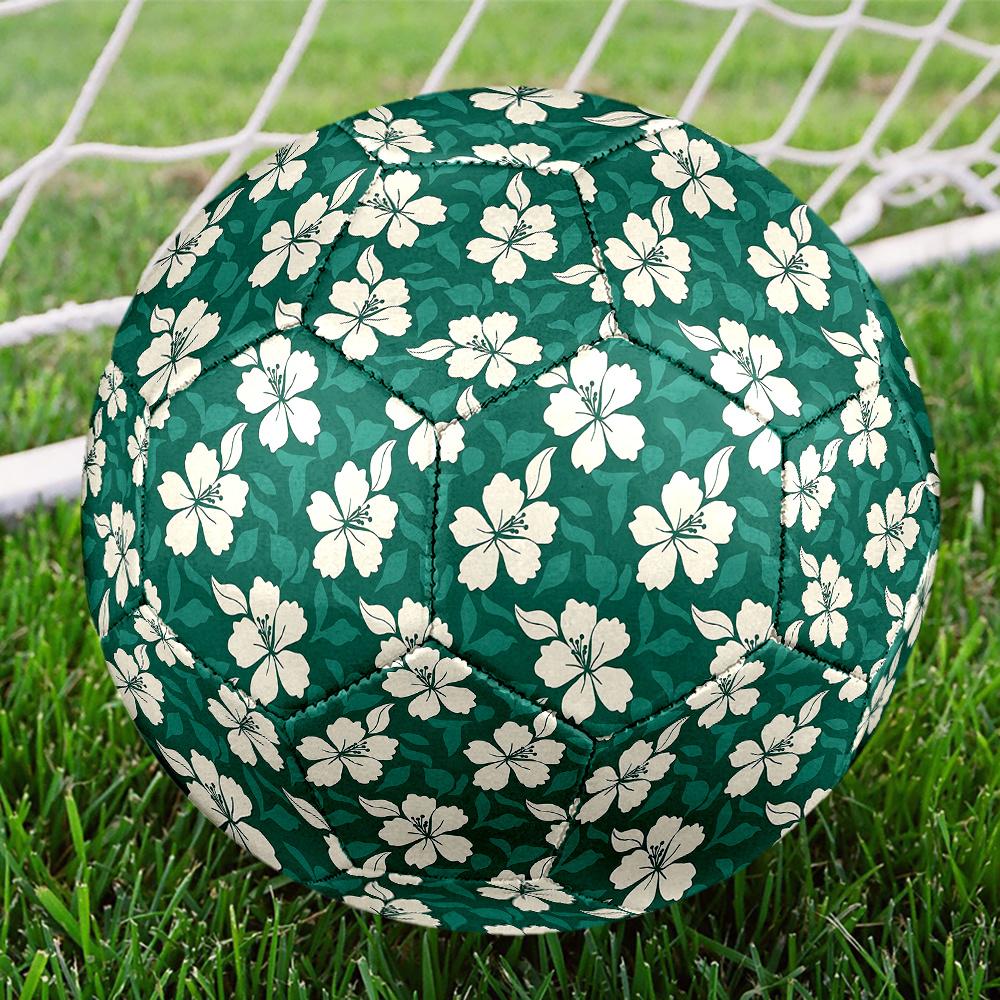 1PC Floral Soccer Ball Size 5 Football Machine Sewn Indoor/Outdoor Universal Football A123