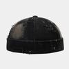 Spring and Summer Cotton Print Docker Cap Brimless Hat Skullies Beanie Hats Landlord Sailor Cap Men and Women 36
