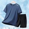 Summer Running Fitness Set Men's Outdoor Men's Leisure Set Two Piece Set