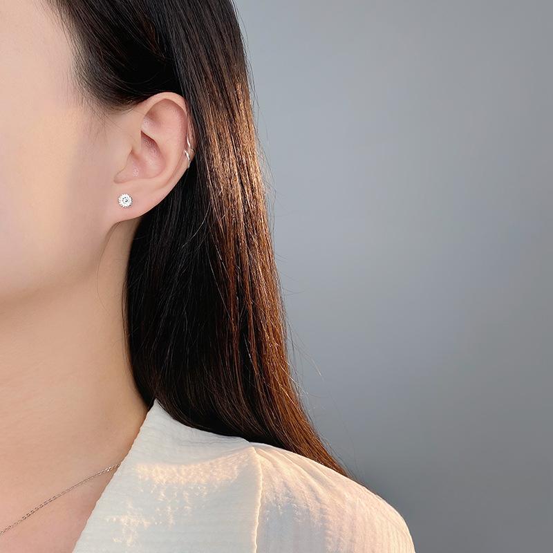 Forest Daisy Earrings for Women Fresh Pastoral Style Summer New Versatile Sweet Earrings