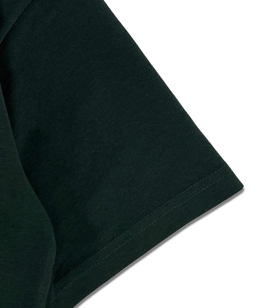 Eonoideu Smile Logo Short Sleeve T-Shirt Lq7Tu436_Dark Green