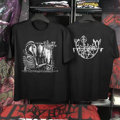 BETHLEHEM Metal Band TShirt Mens Summer Fashion Street Trend Short Sleeve Cotton Comfortable Loose Mens and Womens Clothing