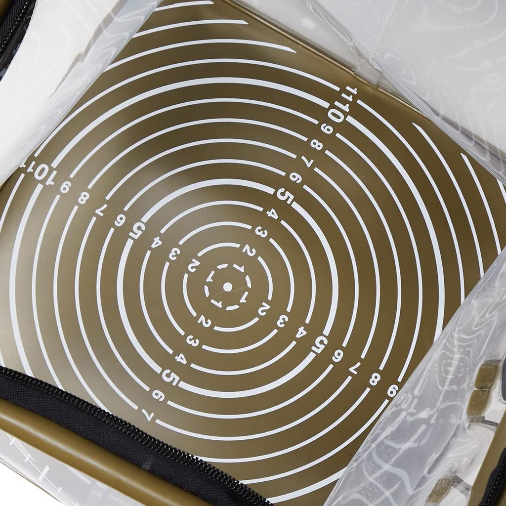 Tsurino See-Through Memory Bucket 24cm Khaki